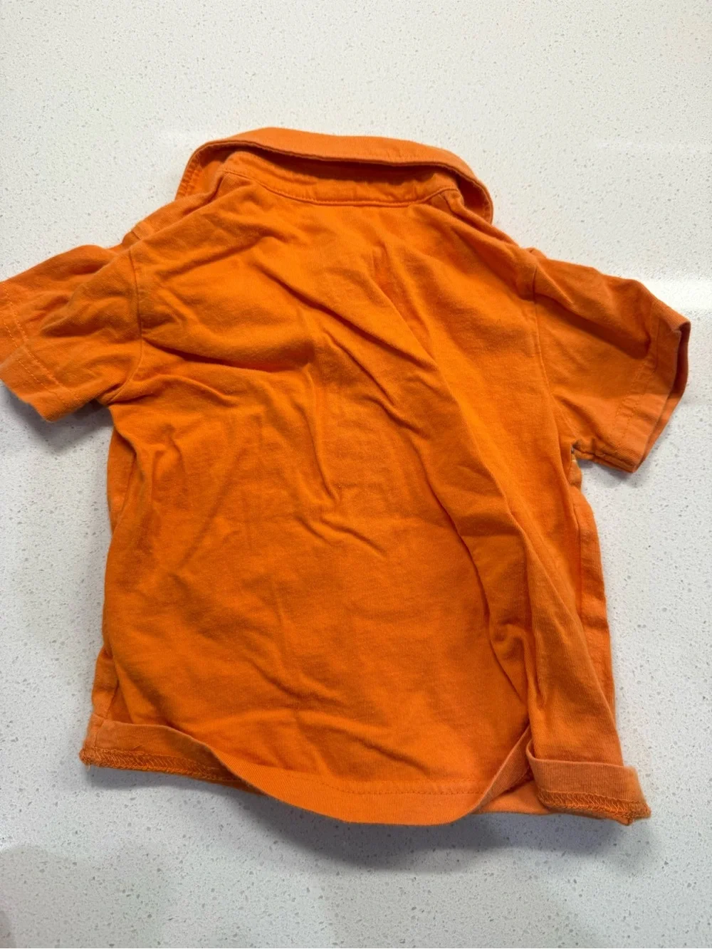 GAP Orange Polo with Monkey Stripe - Kids